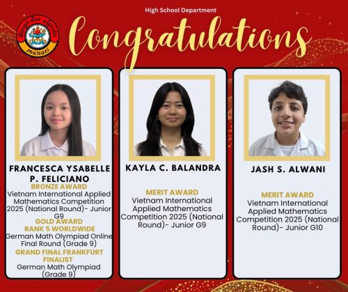 CSA Makati HS Earns Medals and Distinctions from Various Math Competitions