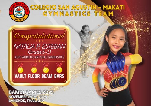 Piamonte, Flores and Esteban bagged Gold Medals at the Bambi Games 2025