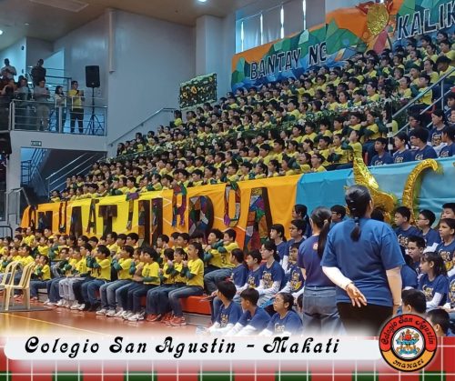 Grade School on a high-energy and successful Cheering Competition