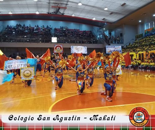 Grade School on a high-energy and successful Cheering Competition
