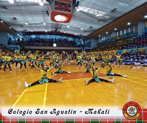 Grade School on a high-energy and successful Cheering Competition