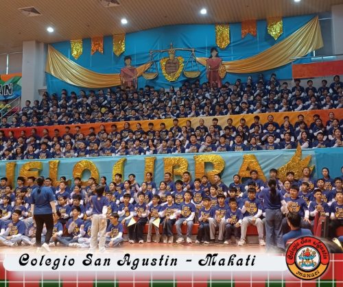 Grade School on a high-energy and successful Cheering Competition