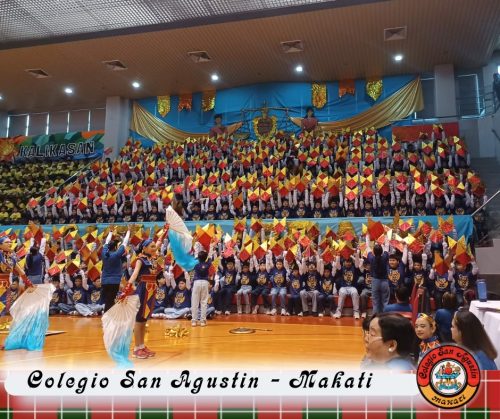 Grade School on a high-energy and successful Cheering Competition