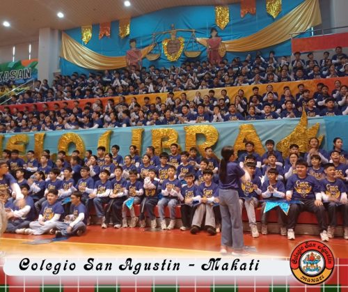 Grade School on a high-energy and successful Cheering Competition