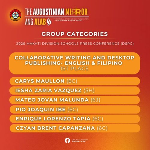 Alab's Outstanding Performance Makati Division Schools Press Conference