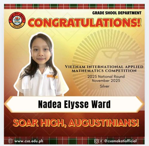 CSA Makati Students Excel at the Vietnam International Applied Mathematics Competition