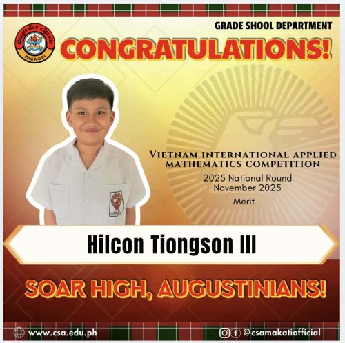 CSA Makati Students Excel at the Vietnam International Applied Mathematics Competition