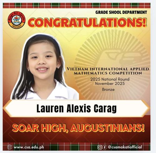 CSA Makati Students Excel at the Vietnam International Applied Mathematics Competition