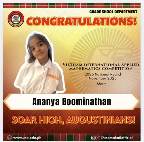 CSA Makati Students Excel at the Vietnam International Applied Mathematics Competition
