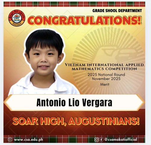 CSA Makati Students Excel at the Vietnam International Applied Mathematics Competition