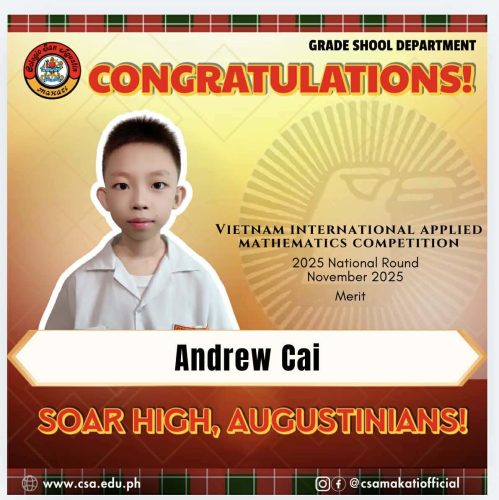 CSA Makati Students Excel at the Vietnam International Applied Mathematics Competition