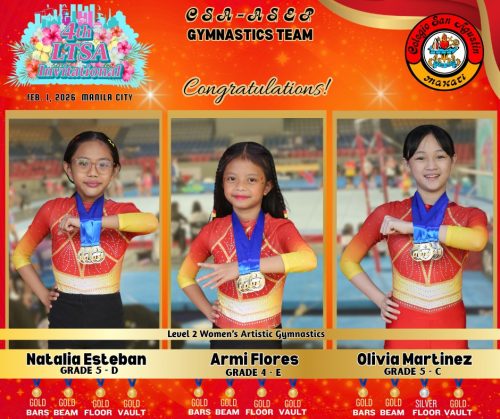 CSA Gymnasts Shine at LTSA 4th Invitational