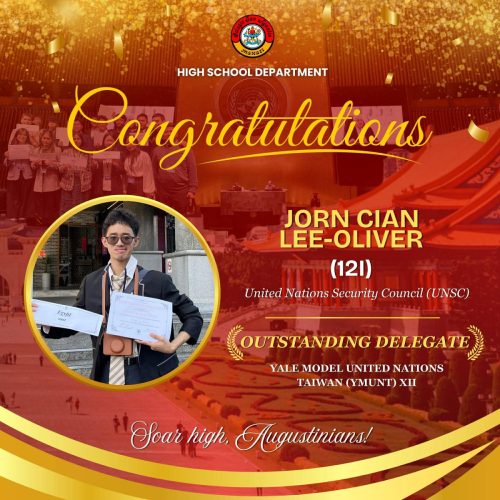 Congratulations to CSA-Makati's Delegation to the 12th Yale Model United Nations in Taiwan