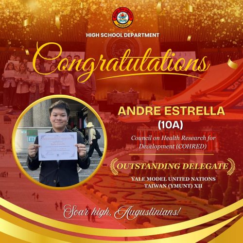 Congratulations to CSA-Makati's Delegation to the 12th Yale Model United Nations in Taiwan